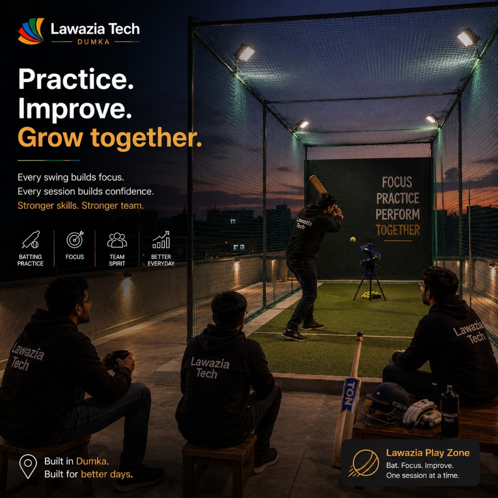 Lawazia Play Zone — rooftop cricket nets