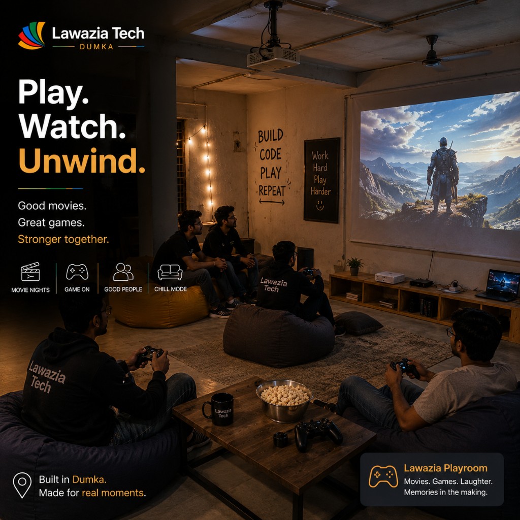Lawazia Playroom — movies, games, team nights